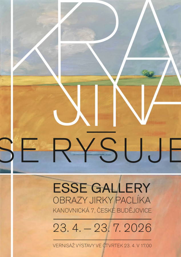 ESSE GALLERY OBRAZY JIRKY PACLÍKA 23. 4. — 23. 7. 2026